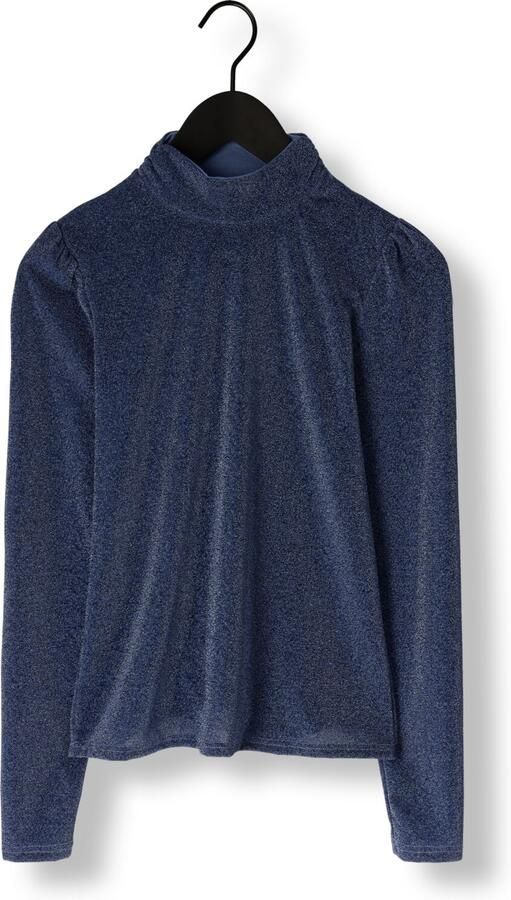 POM AMSTERDAM Dames Truien & Vesten Turtleneck Glitter Dawn Blue Blauw - Foto 3
