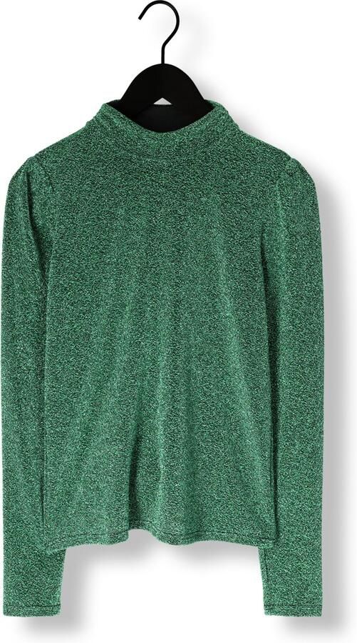 POM AMSTERDAM Dames Truien & Vesten Turtleneck Glitterr Pine Green Groen - Foto 3