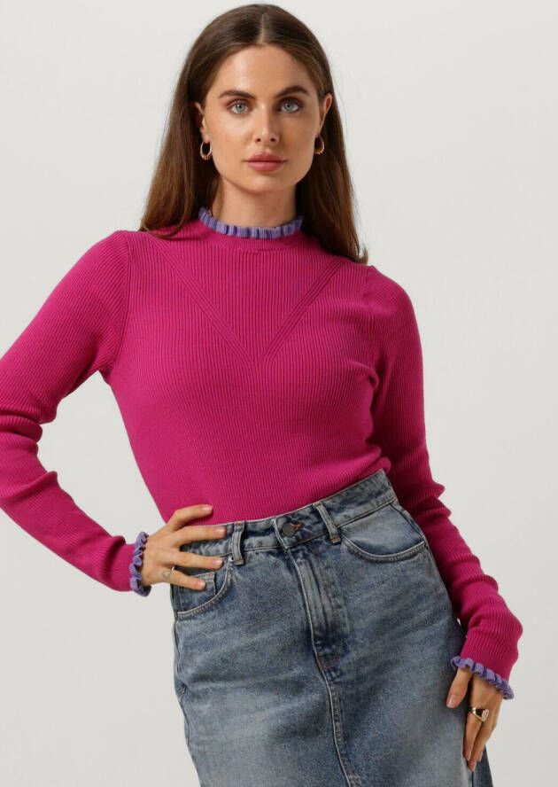 POM AMSTERDAM Dames Truien & Vesten Fiery Pink Roze