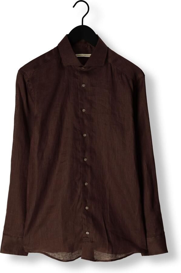 PORTO MILANO Heren Overhemden Lagos Bruin - Foto 3