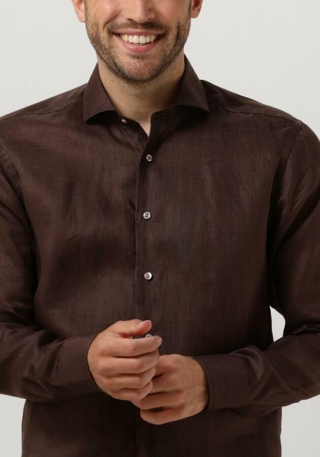 PORTO MILANO Heren Overhemden Lagos Bruin - Foto 2