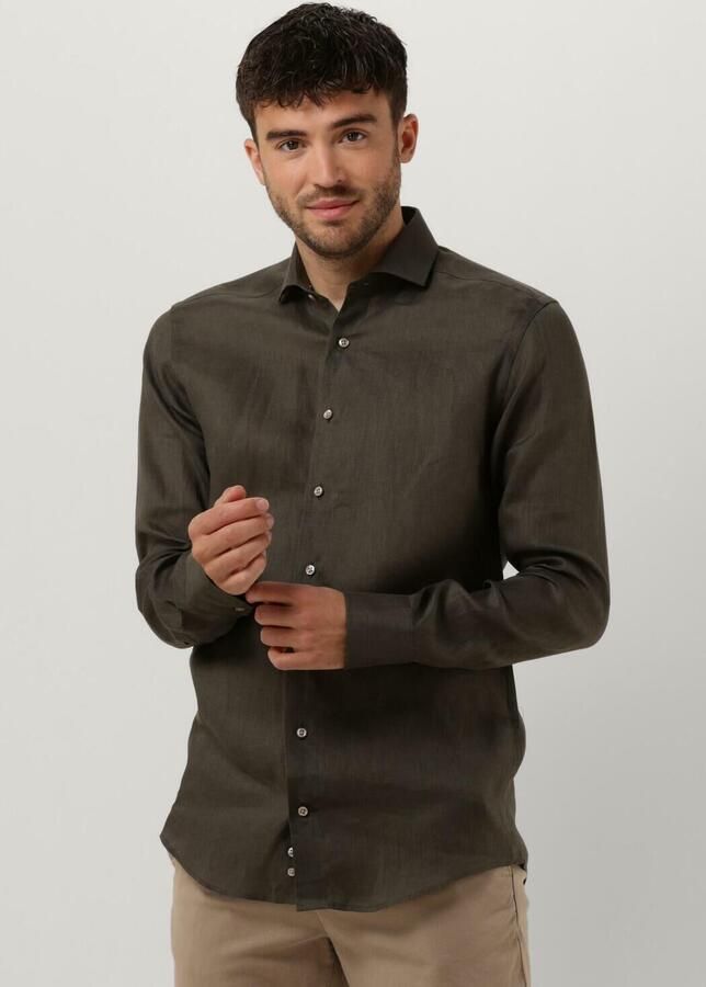 PORTO MILANO Heren Overhemden Lagos Groen - Foto 4