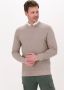Profuomo Pullover beige pptj1a0031 Bruin Heren - Thumbnail 1