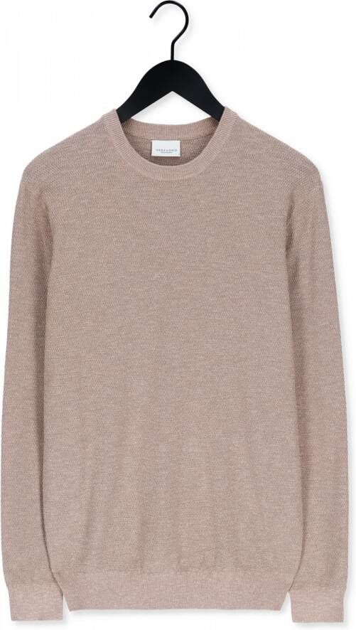 Profuomo Pullover beige pptj1a0031 Bruin Heren