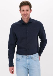 Profuomo Donkerblauwe Casual Overhemd Hartger W Cotton-linnen