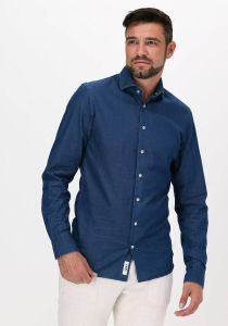 Profuomo Donkerblauwe Casual Overhemd Holtons