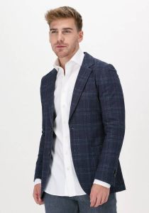 Profuomo Donkerblauwe Colbert Jacket Knitted Ch