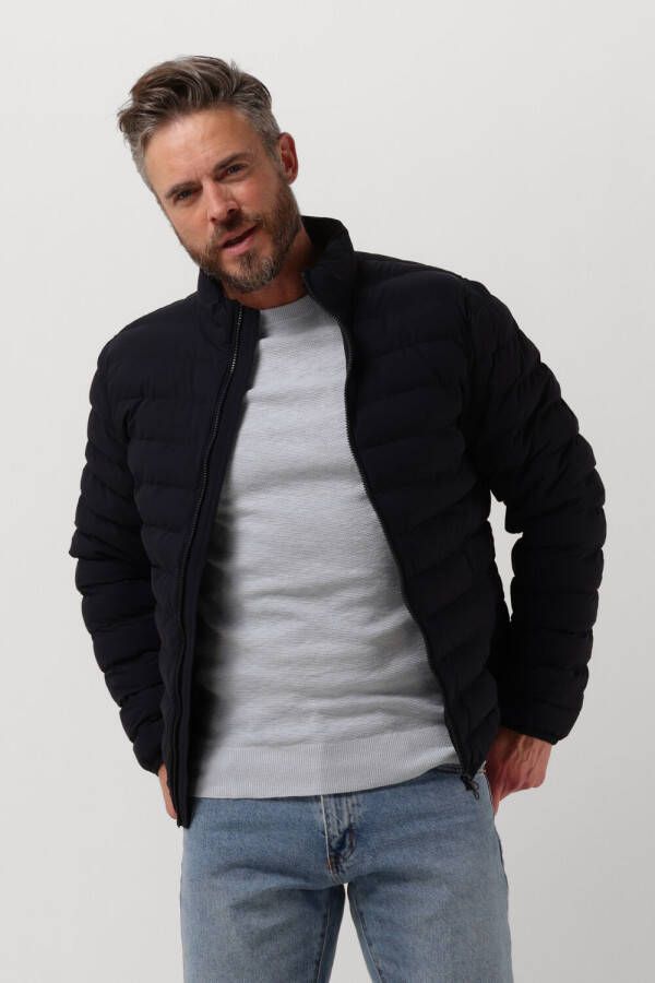 Profuomo Donkerblauwe Gewatteerde Jas Ppuu10001