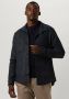 PROFUOMO Heren Overhemden Overshirt Knit Check Donkerblauw - Thumbnail 1