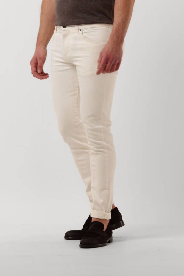 Profuomo Skinny Jeans in Gebroken Wit White Heren