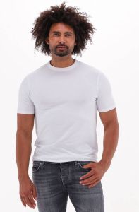 Profuomo Gebroken Wit T-shirt T-shirts Short Sleeve
