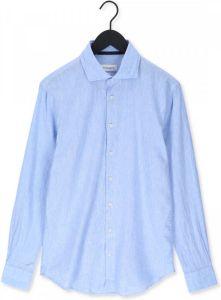 Profuomo Lichtblauwe Casual Overhemd Hartger W Cotton linnen
