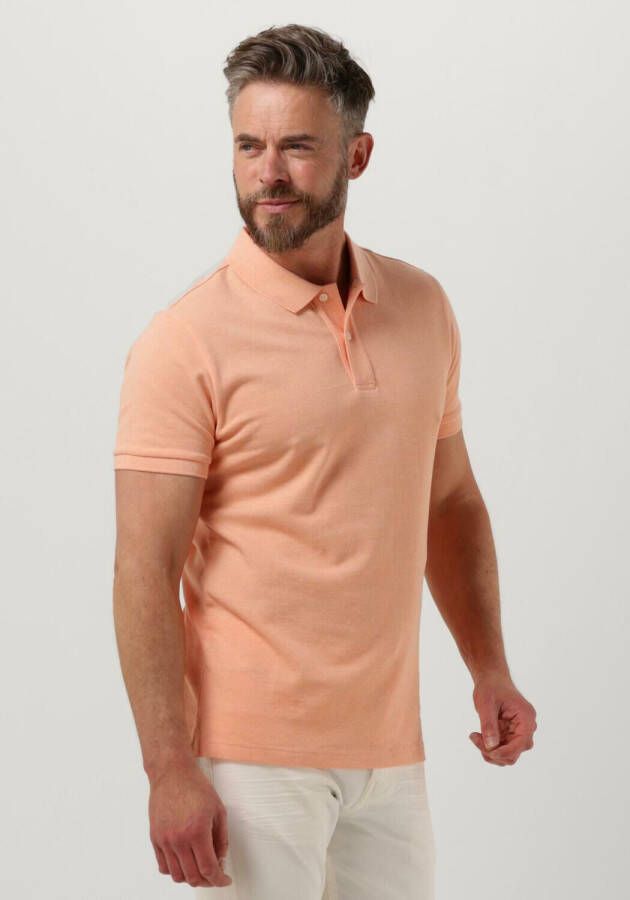 Profuomo Oranje polo shirt met korte mouwen Orange Heren