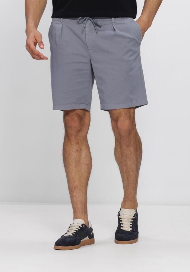 Profuomo relaxed chino short grijsblauw - Foto 1
