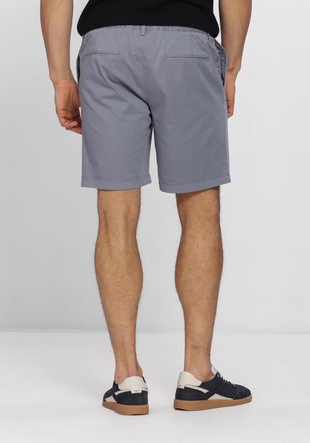 Profuomo relaxed chino short grijsblauw - Foto 3