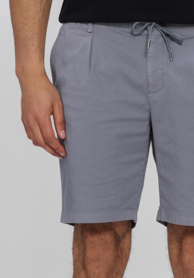 Profuomo relaxed chino short grijsblauw - Foto 4