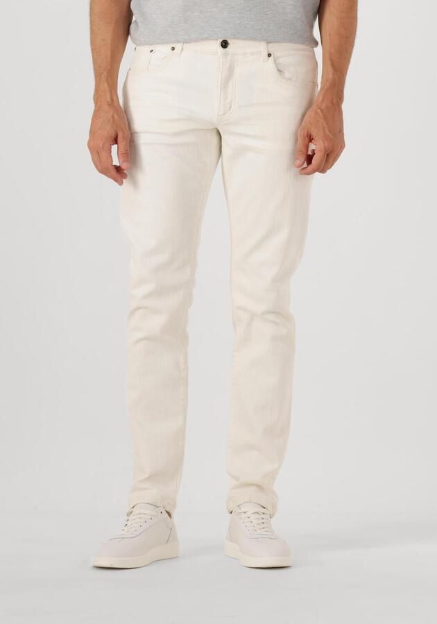Profuomo Skinny Jeans in Gebroken Wit White Heren - Foto 4