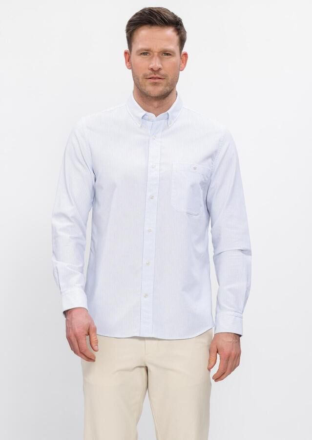 PROFUOMO Heren Overhemden Casual Wit