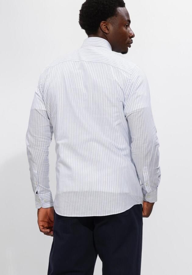 PROFUOMO Heren Overhemden Cotton Linen Lichtblauw - Foto 3