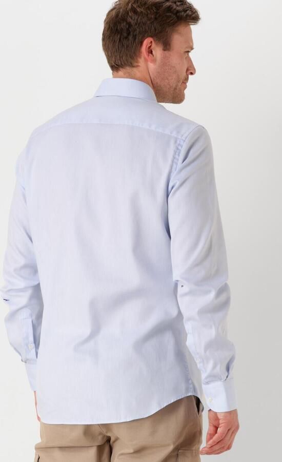 PROFUOMO Heren Overhemden Fine Twill Slim Fit Non Iron Extra Long Sleeve Lichtblauw - Foto 3