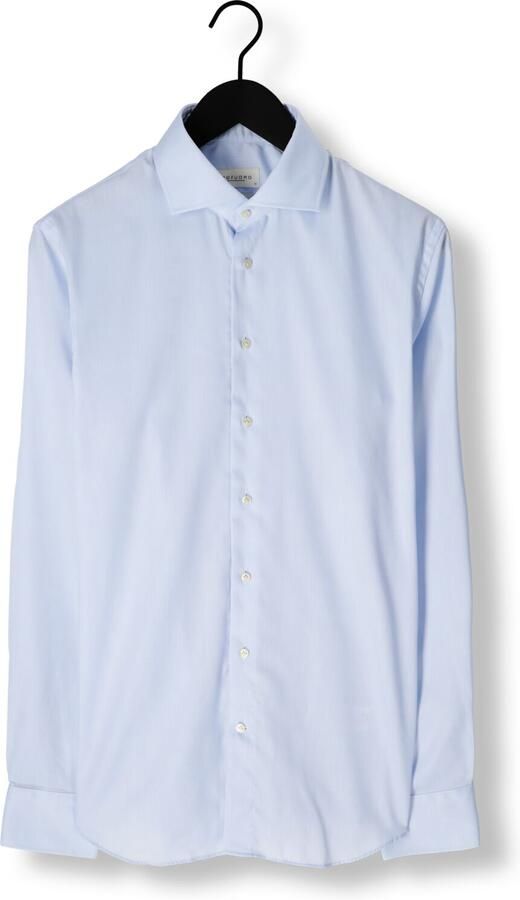 Profuomo Lichtblauwe Overhemdjurk van Katoen met Slim Fit Blue Heren - Foto 3