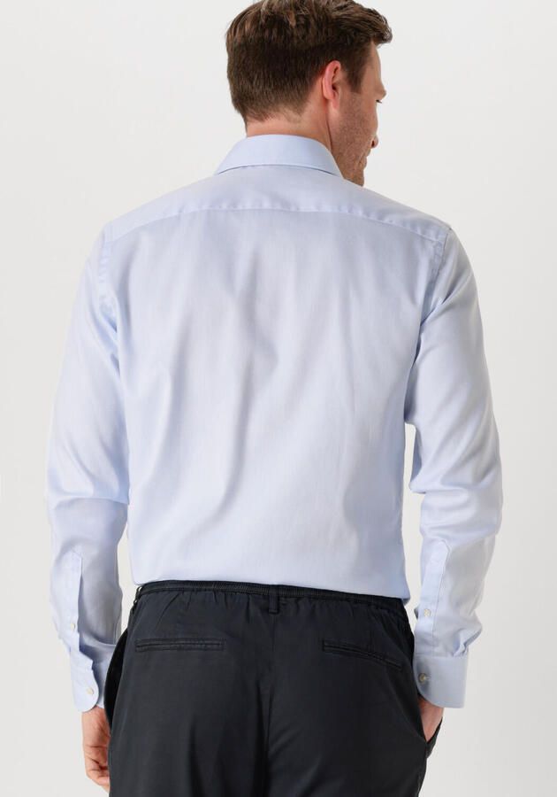 Profuomo Lichtblauwe Overhemdjurk van Katoen met Slim Fit Blue Heren