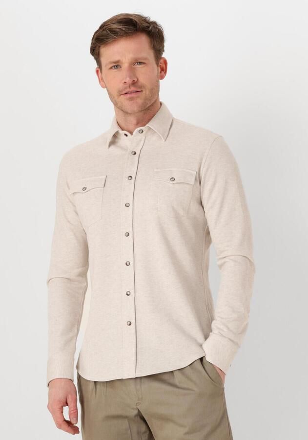 Profuomo Veelzijdig Overshirt voor Moderne Mannen Beige Heren - Foto 4
