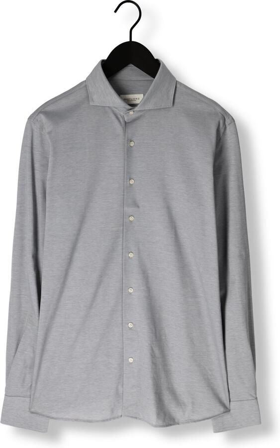 PROFUOMO Heren Overhemden Shirt X-cutaway Japanese Knitted Grijs - Foto 3