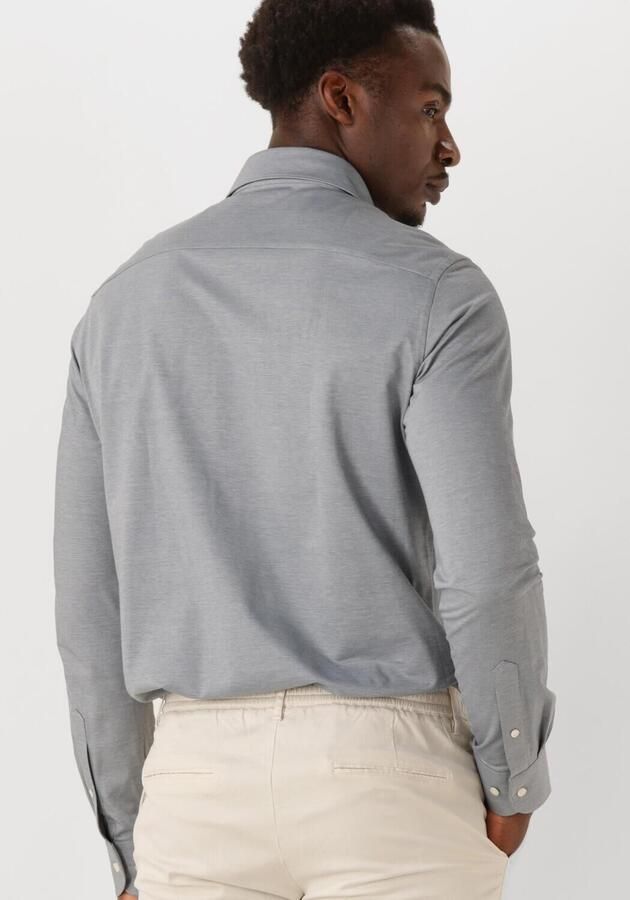 PROFUOMO Heren Overhemden Shirt X-cutaway Japanese Knitted Grijs - Foto 1