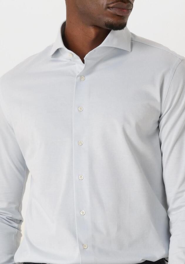 PROFUOMO Heren Overhemden Shirt X-cutaway Japanese Knitted Lichtblauw - Foto 2