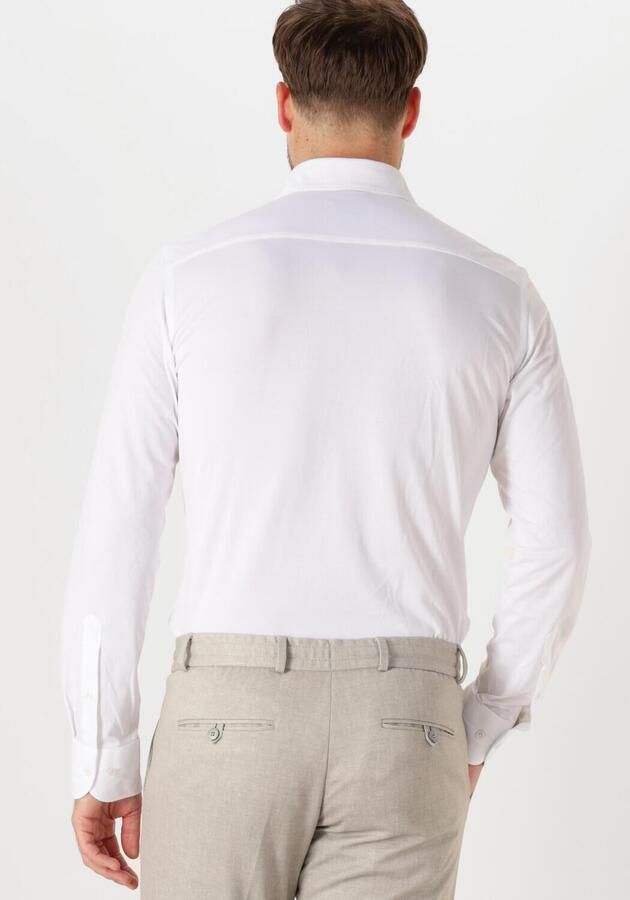 PROFUOMO Heren Overhemden Shirt X-cutaway Japanese Knitted Wit - Foto 3