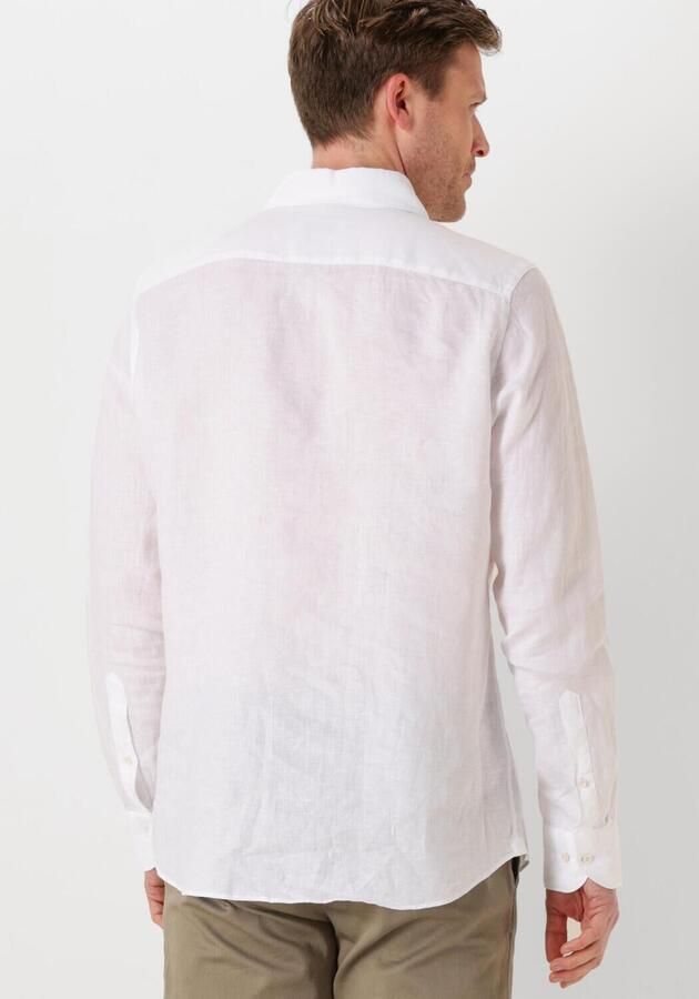 PROFUOMO Heren Overhemden Shirt X-cutaway Linen Wit - Foto 2