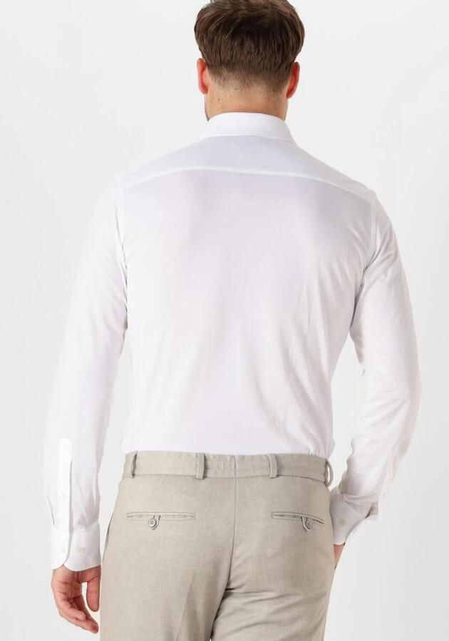 PROFUOMO Heren Overhemden Shirt X-cutaway Sf Japanese Knitted Wit - Foto 4