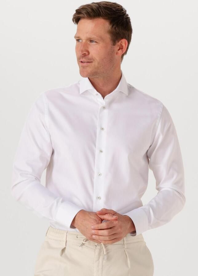 Profuomo Slim fit zakelijk overhemd met haaikraag - Foto 4