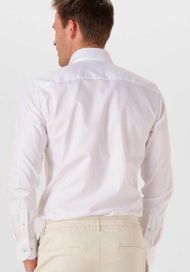 Profuomo Slim fit zakelijk overhemd met haaikraag