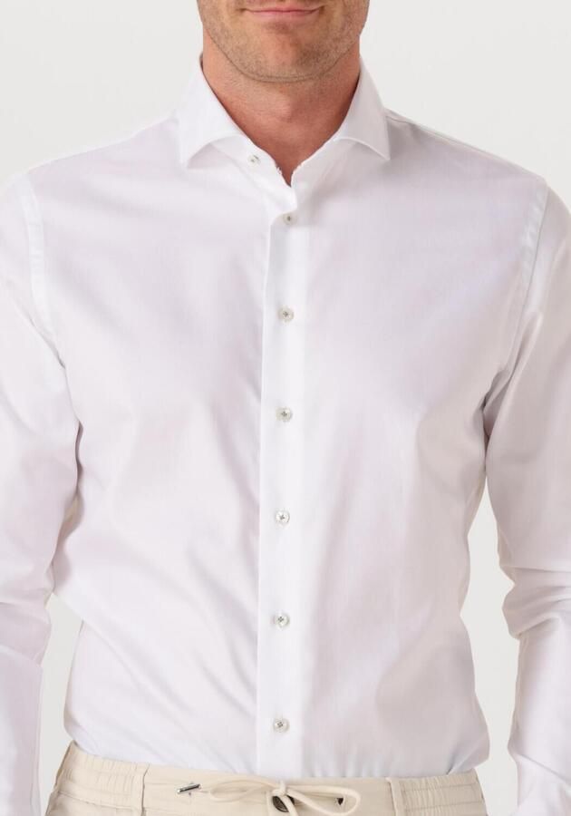 Profuomo Slim fit zakelijk overhemd met haaikraag - Foto 2