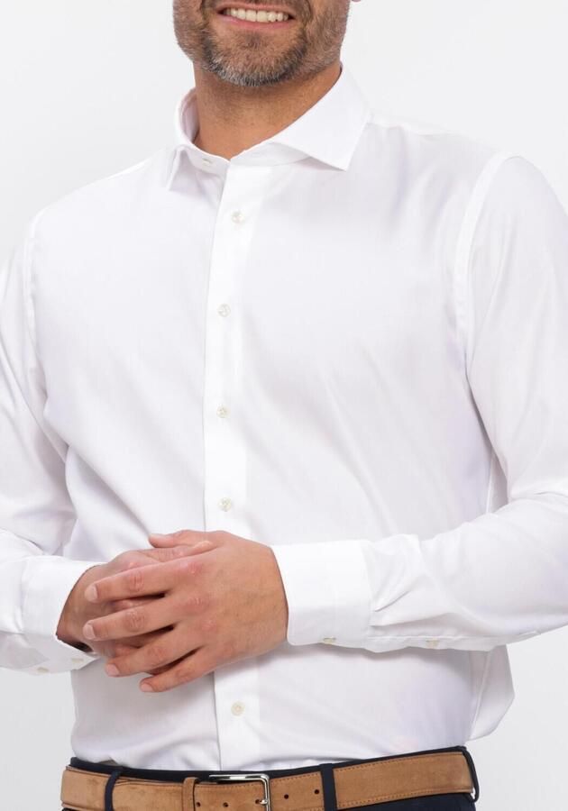 Profuomo Overhemd Lange Mouw Twill Overhemd Wit - Foto 3