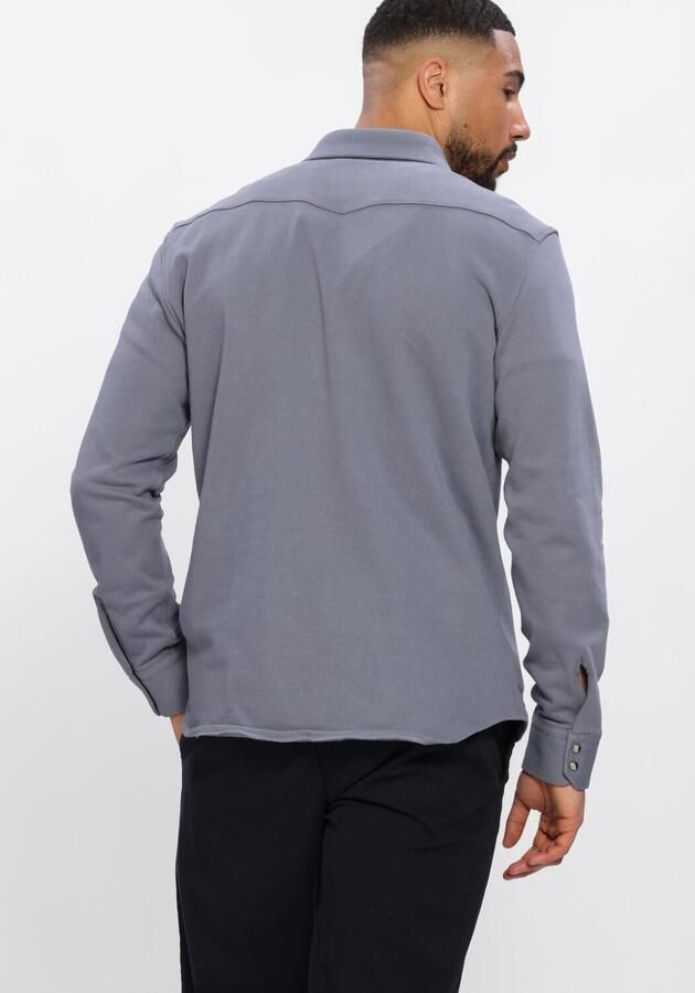Profuomo Overhemd Lange Mouw Overshirt Western Blauw - Foto 4