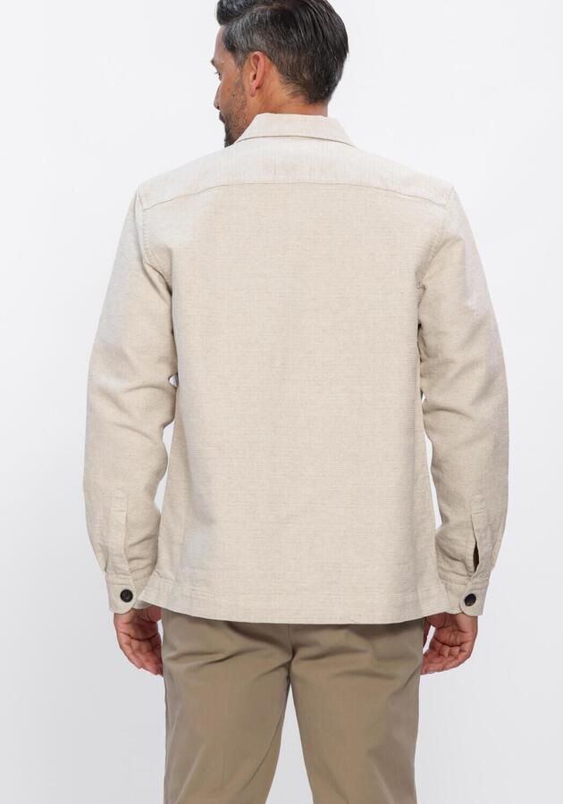 Profuomo Onderhemd Overshirt Raw Cotton Linen Ecru - Foto 3
