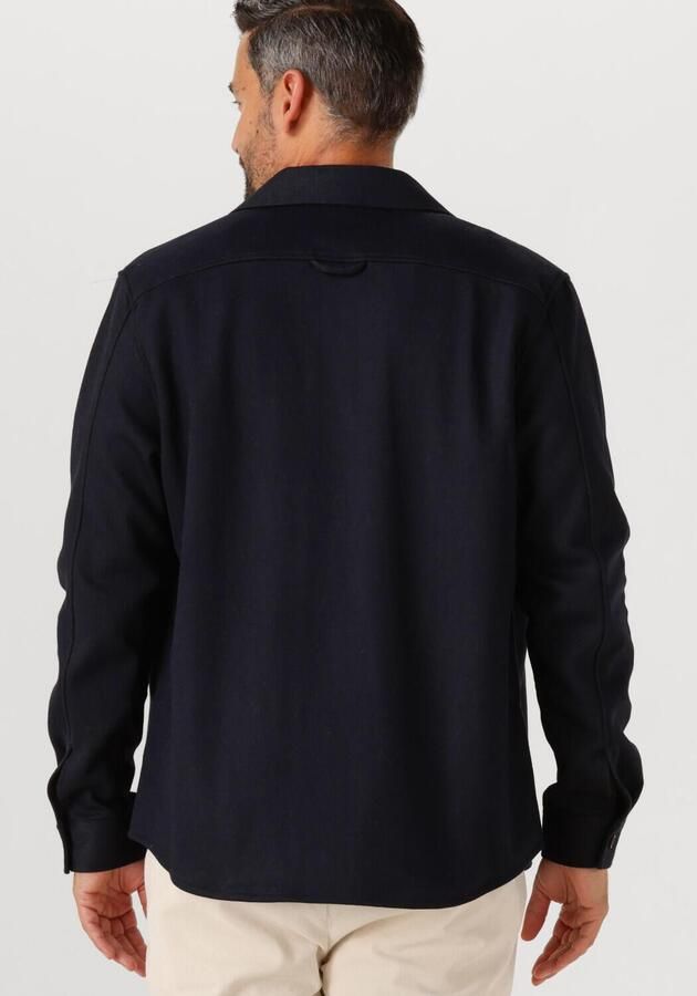 PROFUOMO Heren Overshirts Overshirt Cutaway Knitted Donkerblauw - Foto 2