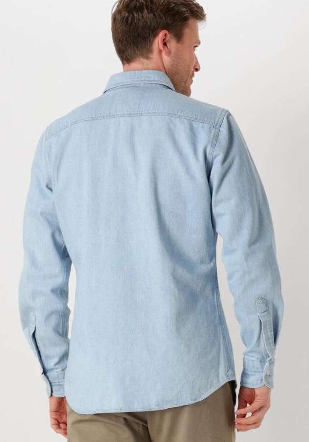PROFUOMO Heren Overshirts Overshirt Denim Light Blauw - Foto 3
