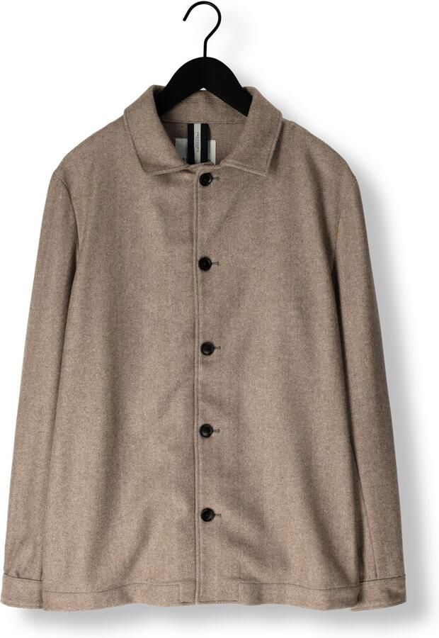 PROFUOMO Heren Overshirts Overshirt Hb Small Beige - Foto 3