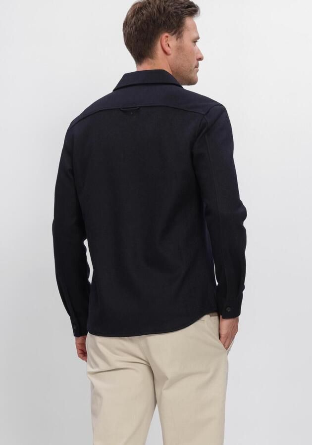 Profuomo Regular fit overhemdjack met kentkraag en borstzakken - Foto 3