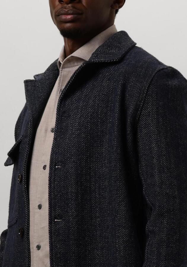 PROFUOMO Heren Overshirts Overshirt Twill N Donkerblauw - Foto 2