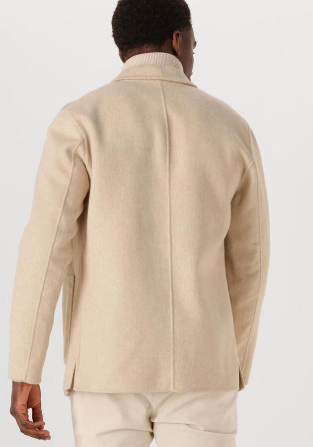 PROFUOMO Heren Overshirts Overshirt Wool Button Zand - Foto 2