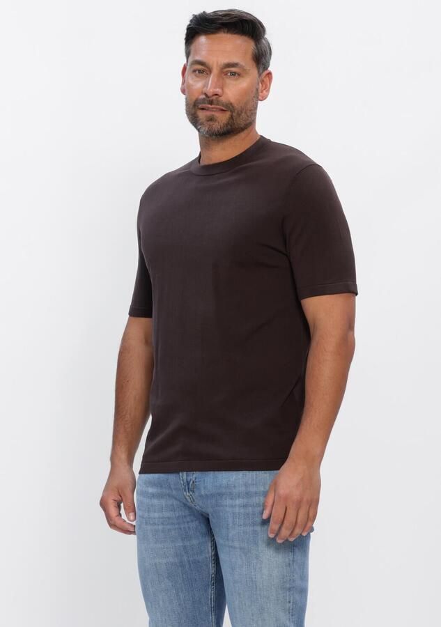 PROFUOMO Heren Polo's & T-shirts Aero Ease Bruin