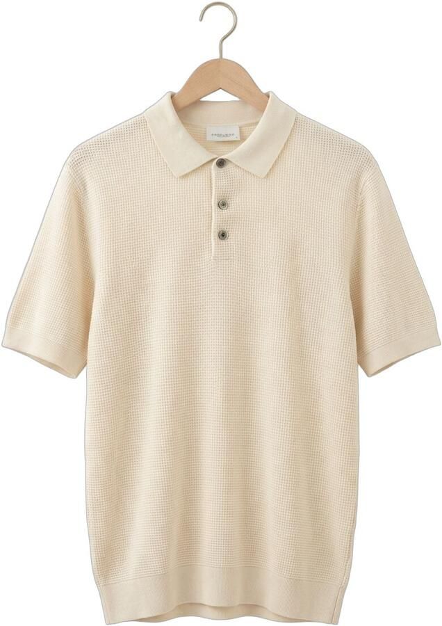 PROFUOMO Heren Polo's & T-shirts Aero Ease Ecru - Foto 2