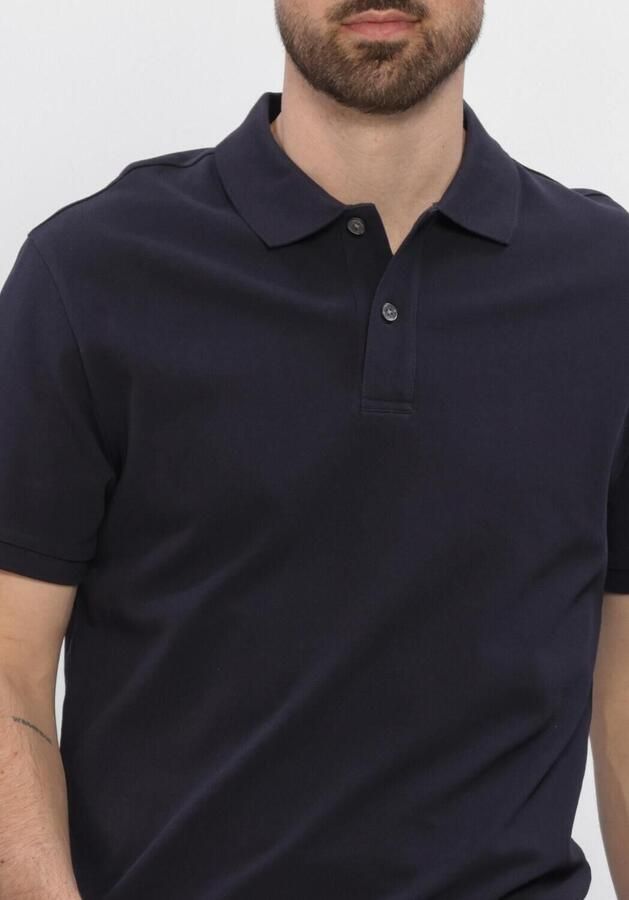 PROFUOMO Heren Polo's & T-shirts Basic Pique Donkerblauw - Foto 4