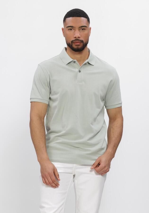 PROFUOMO Heren Polo's & T-shirts Basic Pique Mint