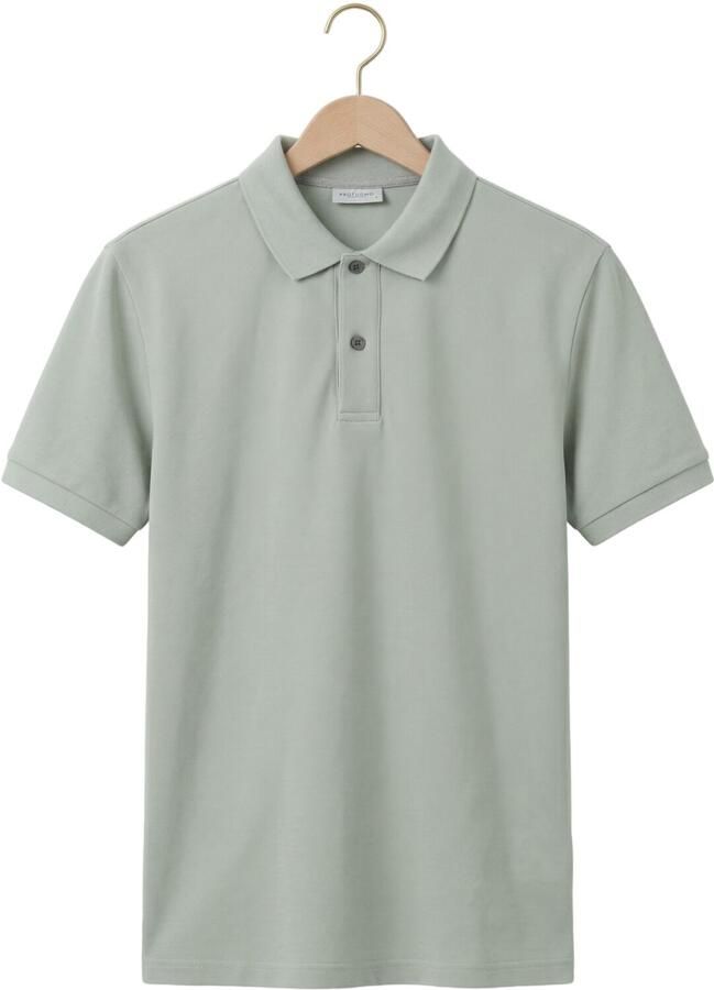 Profuomo Polo Shirt Korte Mouw Piqué Poloshirt Mint - Foto 2